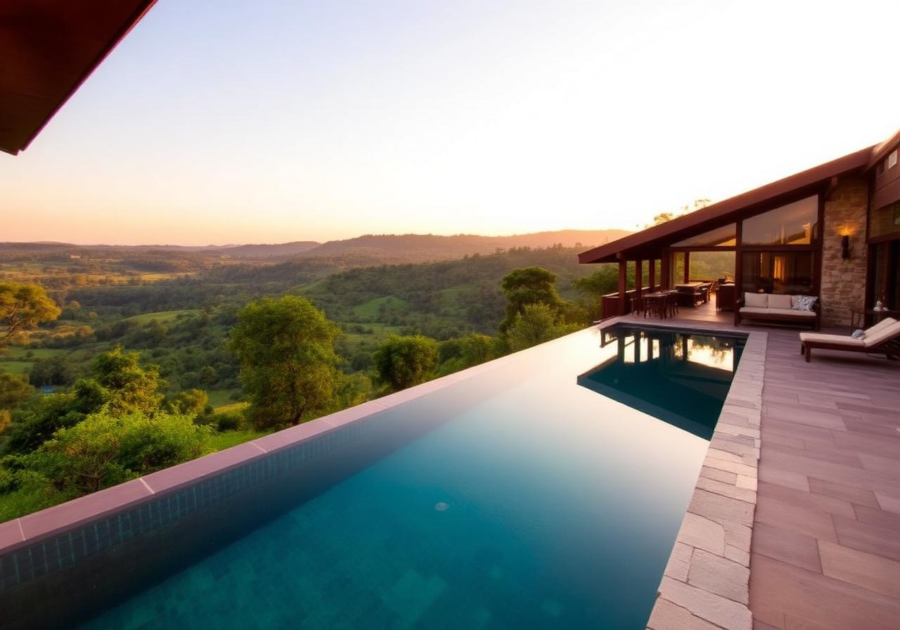 Luxury safari lodge